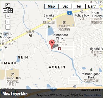 Google Map of Minoh International Church 箕面国際教会